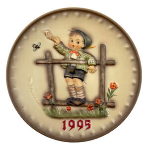 Goebel M. J. Hummel 25th Annual Plate 1995 Last Edition in a Series of 25 Hum